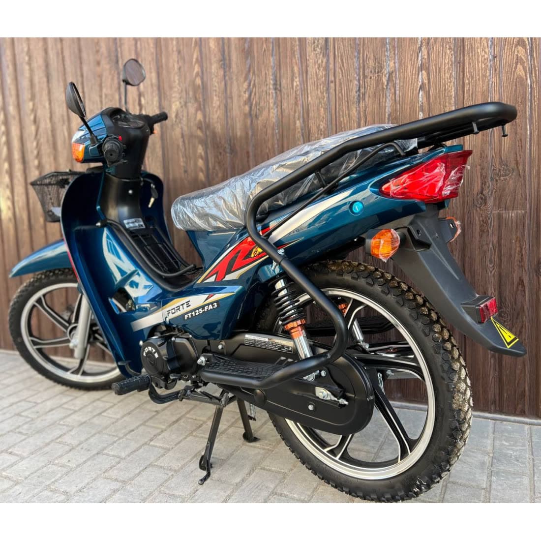 Мотоцикл FORTE FT125-FA3 синій — мініатюра 2