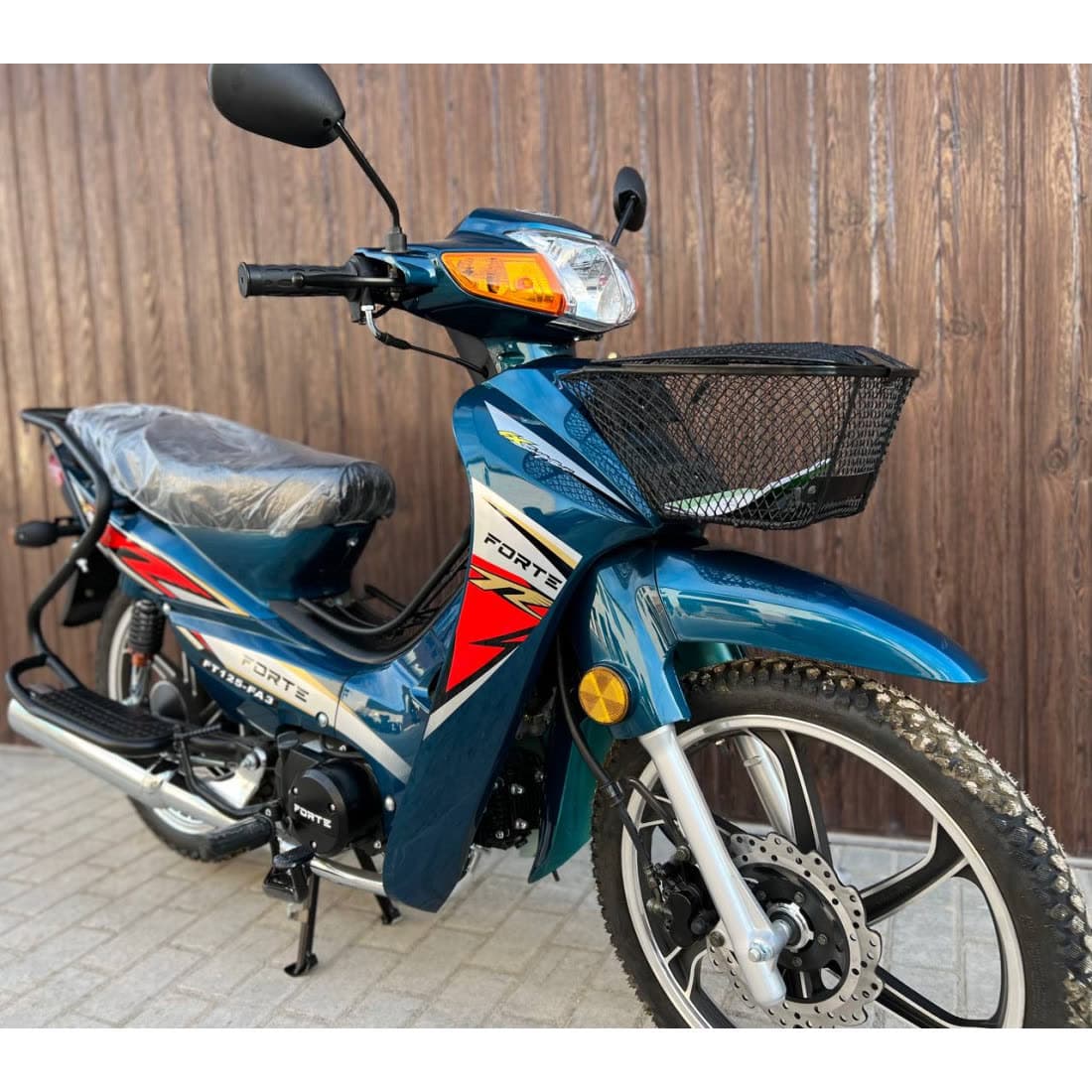Мотоцикл FORTE FT125-FA3 синій — мініатюра 4