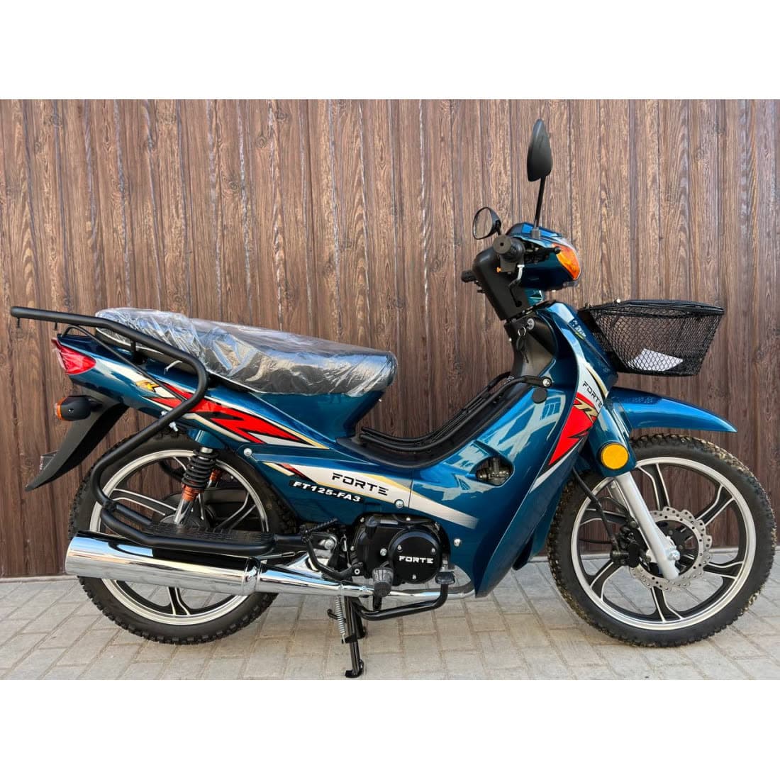 Мотоцикл FORTE FT125-FA3 синій — мініатюра 5