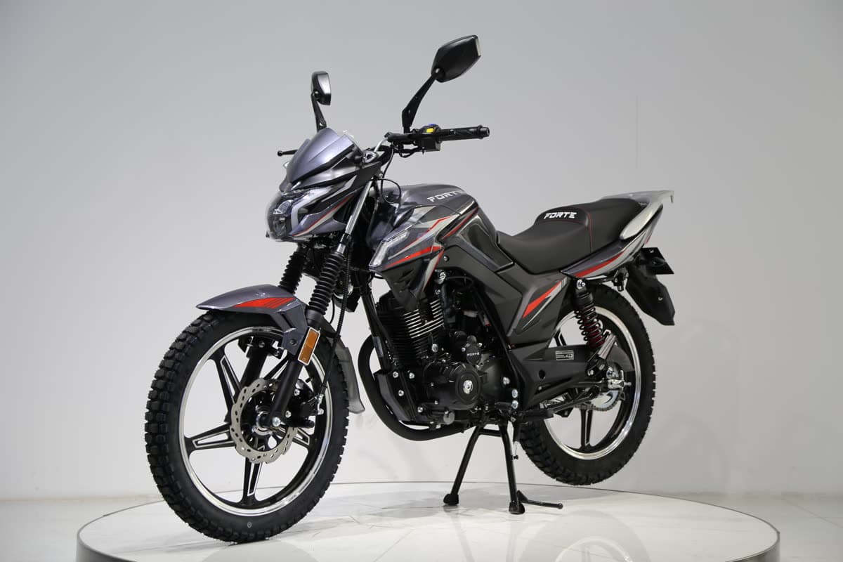 Мотоцикл FORTE FT200-EN (150 дизайн) Чорний — мініатюра 2