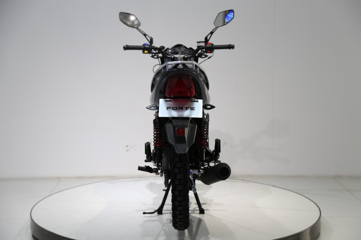 Мотоцикл FORTE FT200-EN (150 дизайн) Чорний — мініатюра 4