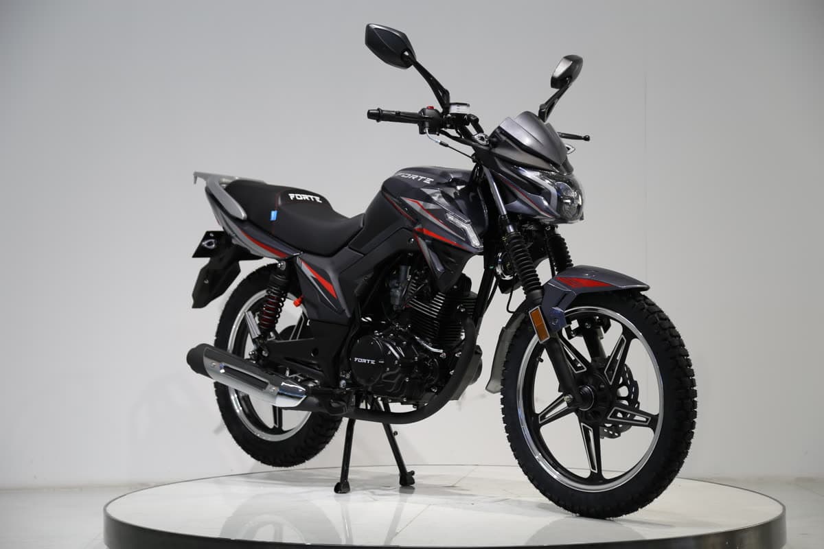 Мотоцикл FORTE FT200-EN (150 дизайн) Чорний — мініатюра 5
