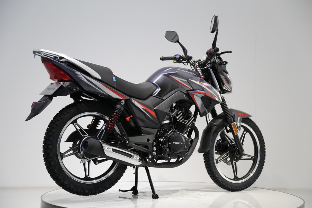 Мотоцикл FORTE FT200-EN (150 дизайн) Чорний — мініатюра 7