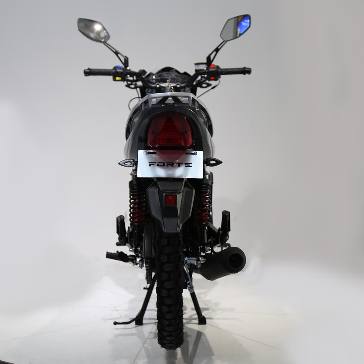 Мотоцикл FORTE FT200-EN (150 дизайн) Сiрий — мініатюра 3