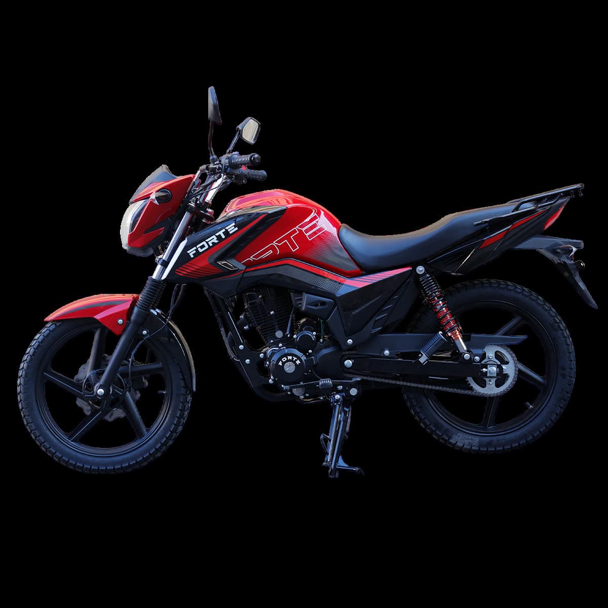Мотоцикл FORTE 200LX, червоний