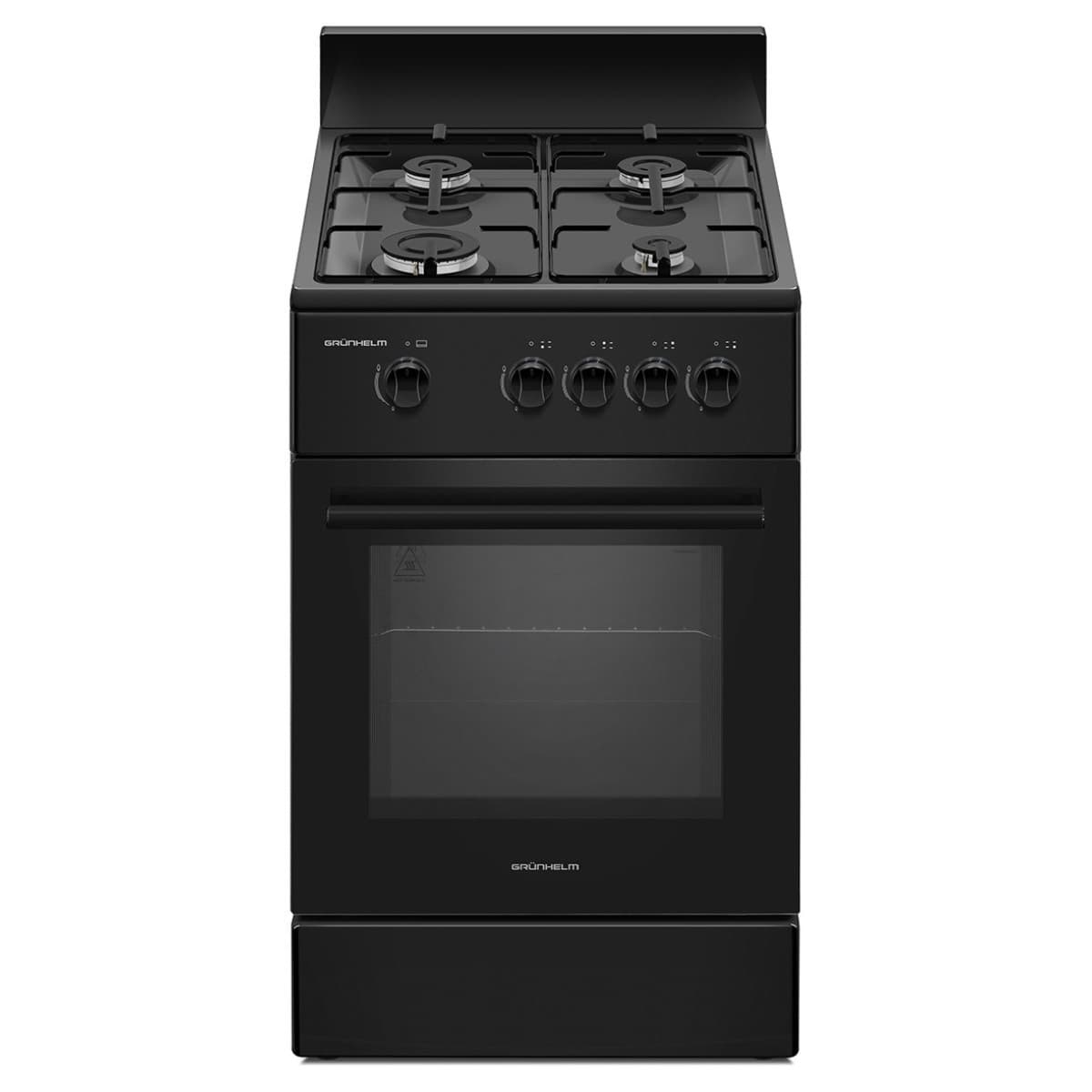 Плита газова 50см - G4F5600B, чорна (GRUNHELM)