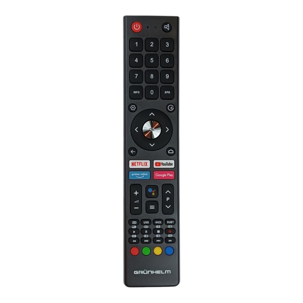 Телевізор 55, Google TV 5.0 - Q55U701-GTV5V SMART TV, T2, QLED, UHD, голосове керування (GRUNHELM) — мініатюра 2
