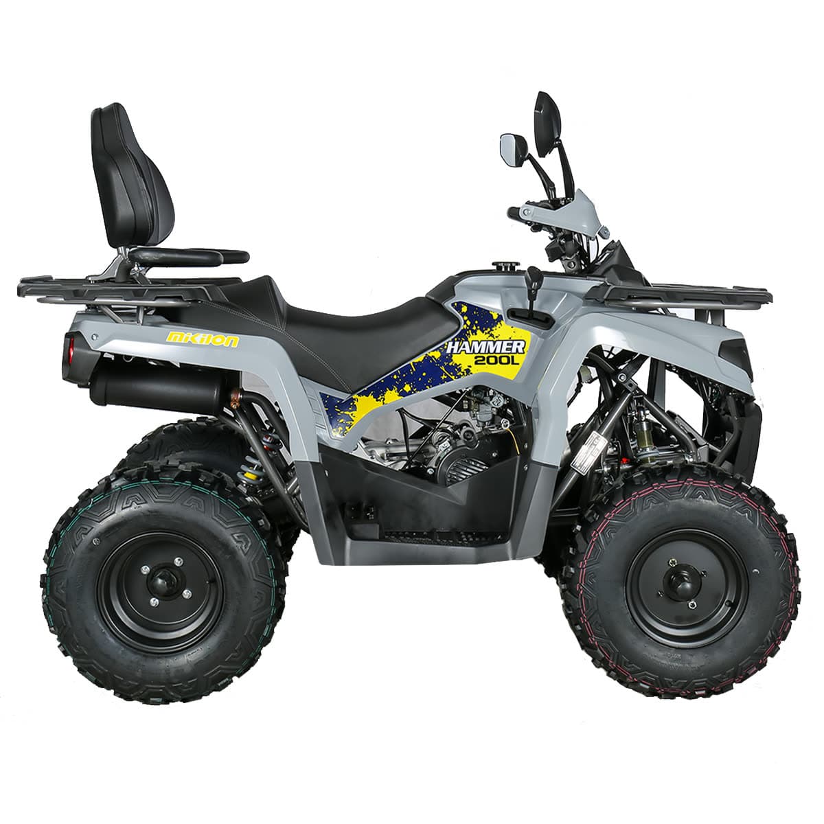 Квадроцикл MIKILON HAMMER 200L сiрий