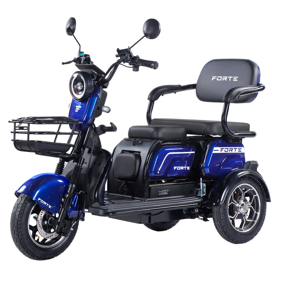 Трицикл акумуляторний FORTE FAMILY-WN1072, сірий (акумулятор в скутері)