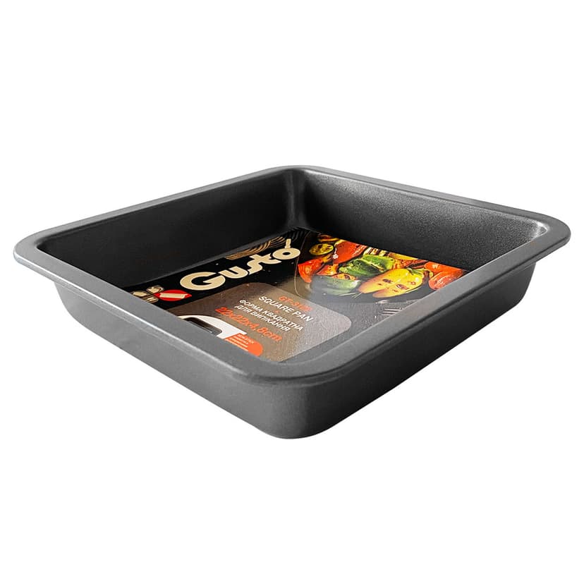 GT-3122 Форма квадратна для випікання GUSTO, 22x22x4,8см