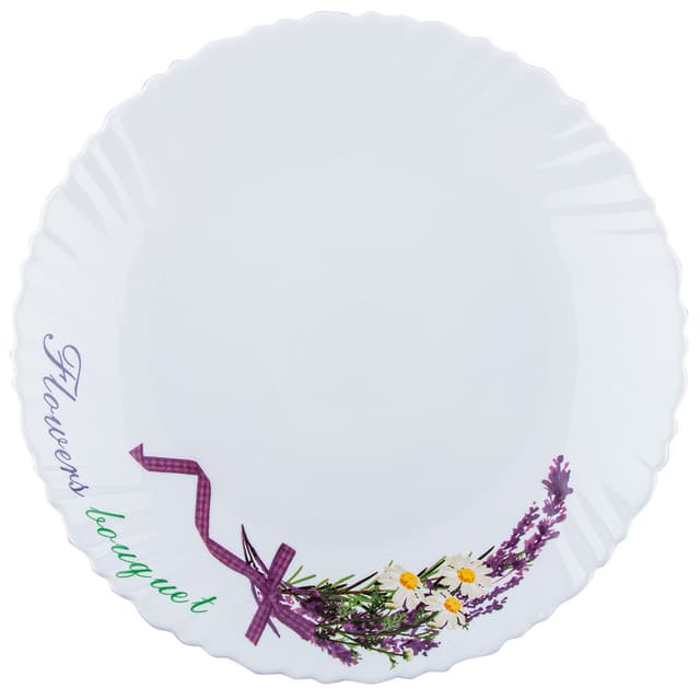 Квіткова симфонія, Wave, Тарілка обідня, V-220F, Vittora, 220 мм