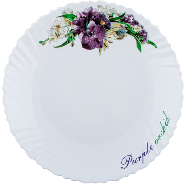 Фіолетова орхідея, Wave, Тарілка обідня, V-220PO, Vittora, 220 мм