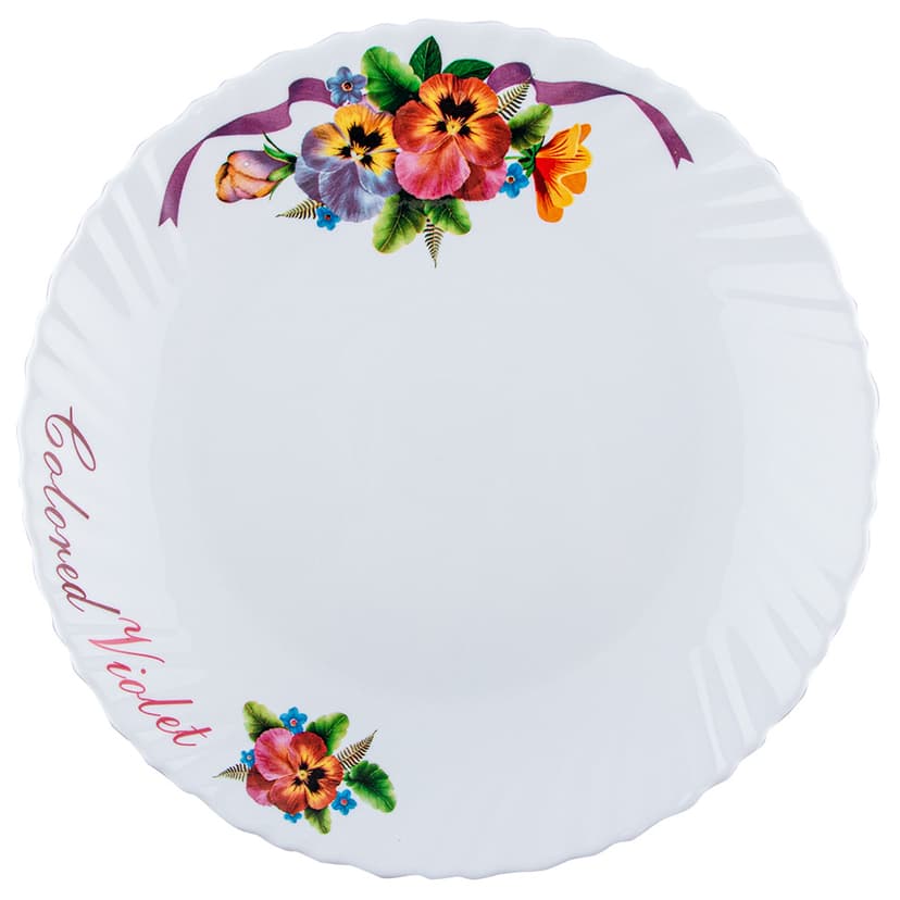 Фіалки, Wave, Тарілка обідня, V-220V, Vittora, 220 мм