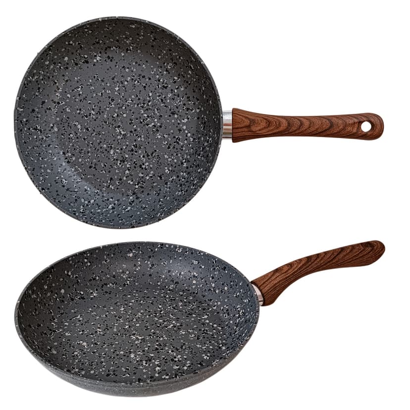 GT-2109-20 Сковорода GUSTO, покриття GRANITE, 20x4,3 см