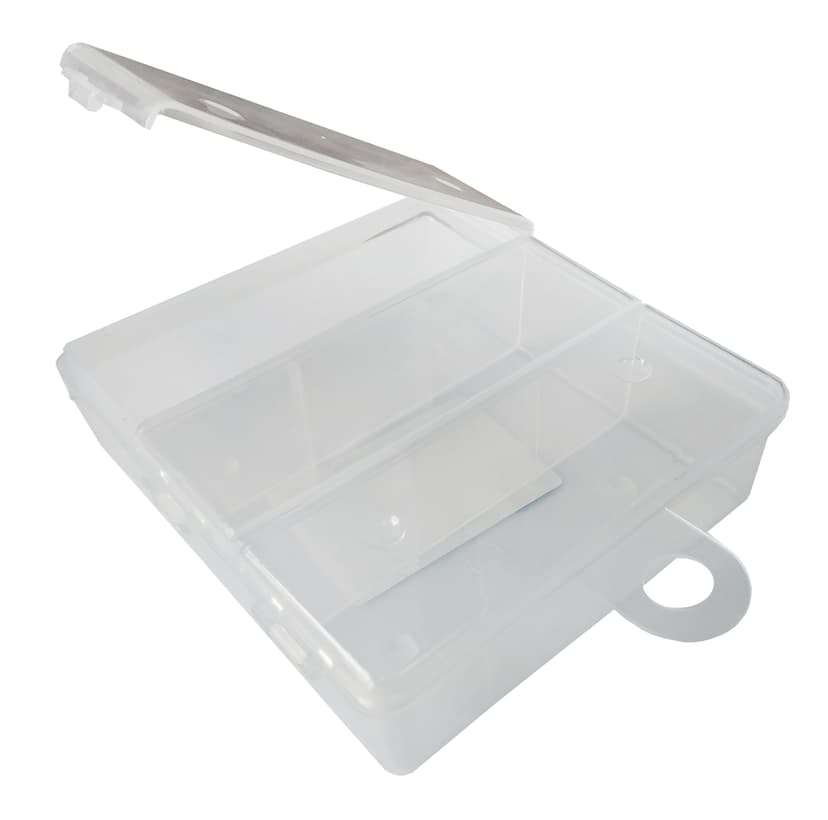 (90058) Органайзер пласт. 3 окремі секції 120х115х35мм проз. Світязь