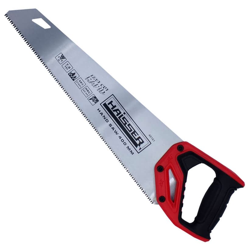 (40161) Ножівка по дереву 400 мм, 7-8TPI, 3D, SK5, Rapid HAISSER