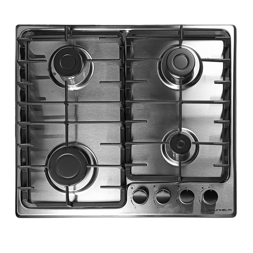 Варильна поверхня GPG 6325 IF газ нерж.сталь чавун (GRUNHELM)