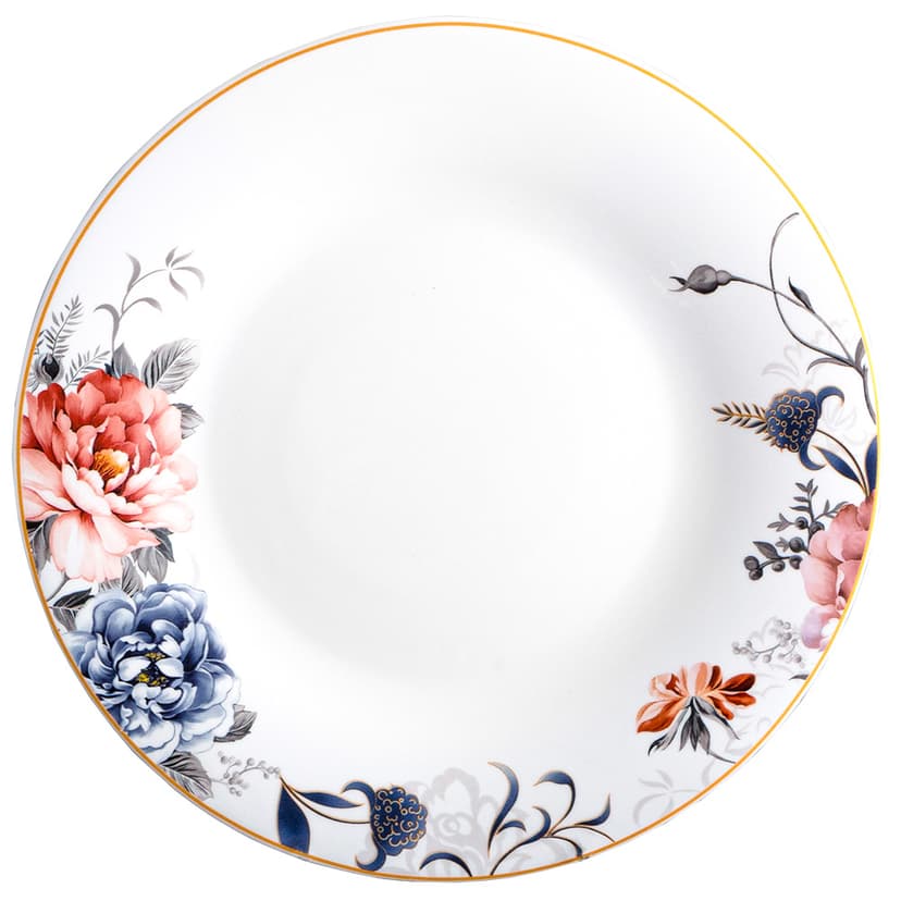 Піони, Aura, Тарілка обідня, VT-1230AP, Vittora, 230 мм