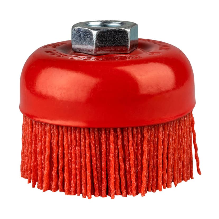 Щітка абразивна чашечна нейлонова - 75 мм М14х2 (WERK)