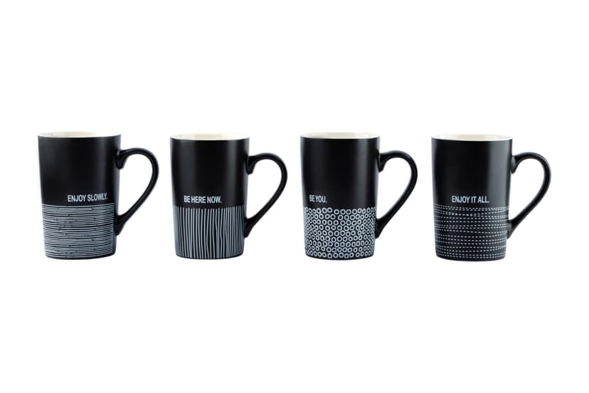 VT-C-218370 Чашка Чорна матова, Vittora 370мл