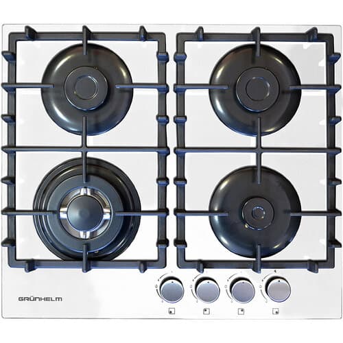 Варильна поверхня GPG 6254 WF газ скло.чавун WOK (GRUNHELM)