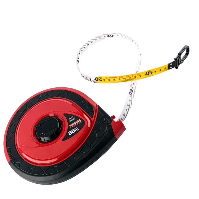 (22025) Рулетка геод. закр. полотно з скл. 50м, ІІ клас, х3, HAISSER