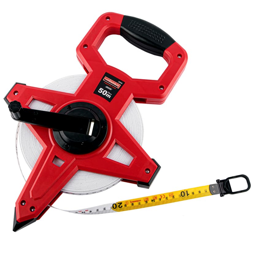 (22028) Рулетка геод. відкр. полотно з скл. 50м, ІІ клас, х4, HAISSER