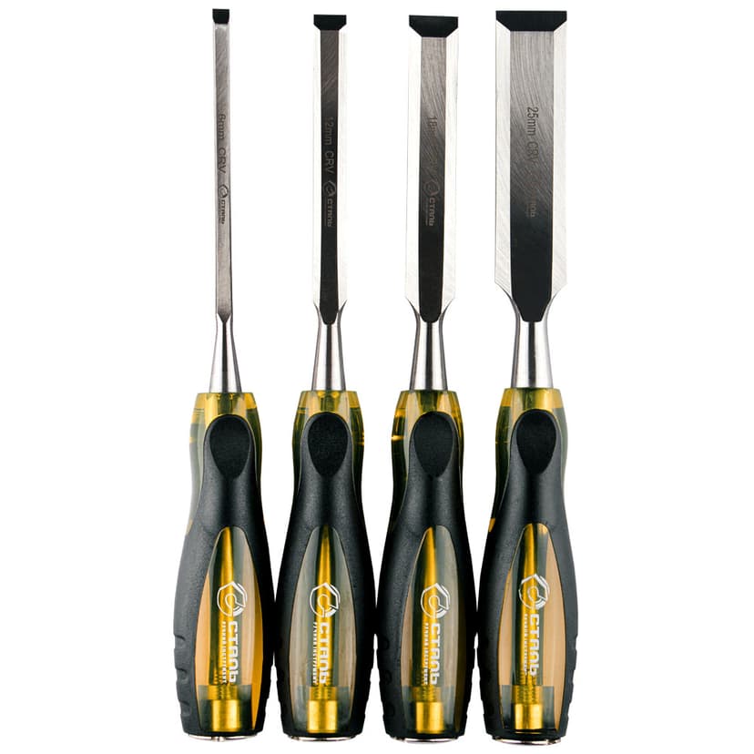 (40935) Набір стамесок ударних 4шт 6,12,18,25мм СТАЛЬ