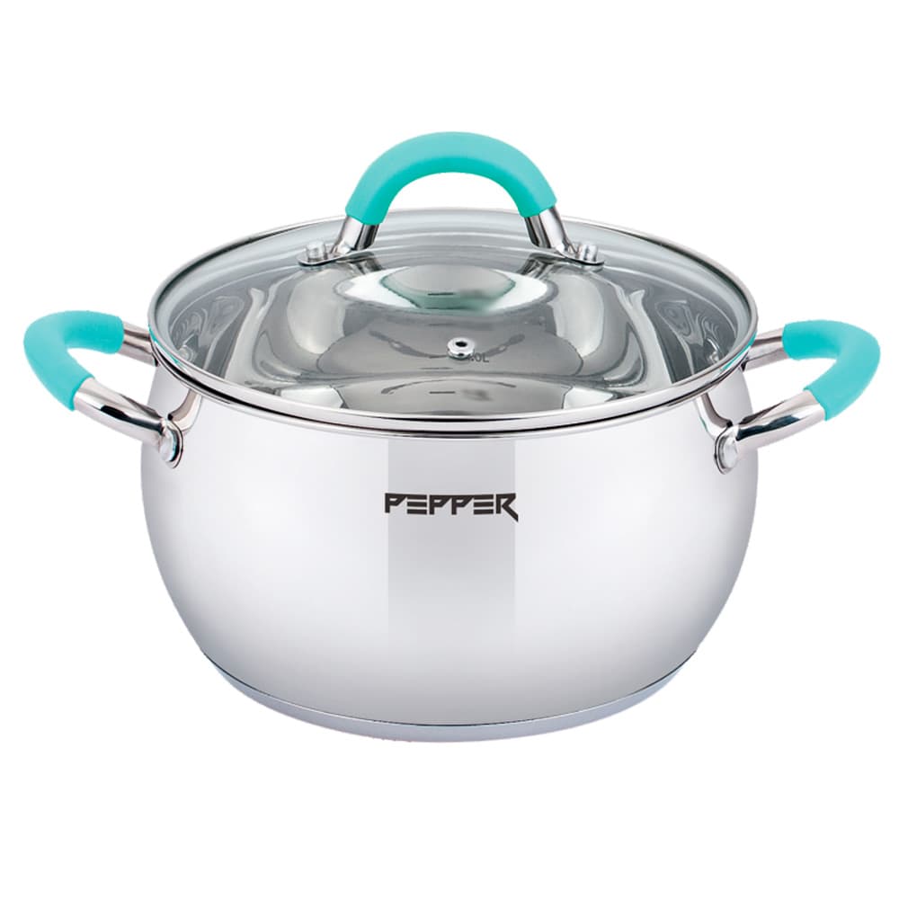 PR-1108-16 Каструля APPLE MINT PEPPER 16x9,5 см. 2,2 л. — фото 1