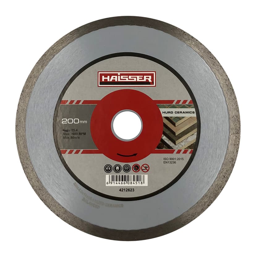 Диск алмазний HURD CERAMICS 200x2,0x10x25,4 (HAISSER) 4212623