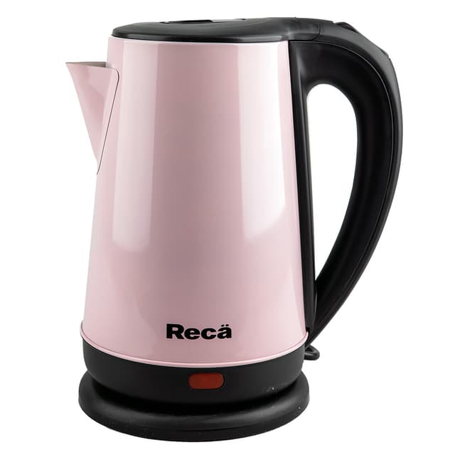 Електрочайник Метал - RKS-292SPI, 1,8л, 1500Вт, рожевий, диск (RECA)