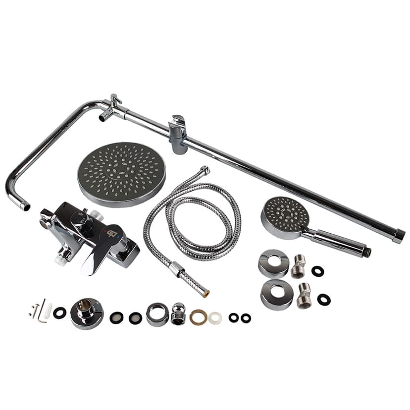 Душова система з виливом, хром - 50.11.132 LYDIA (GH)