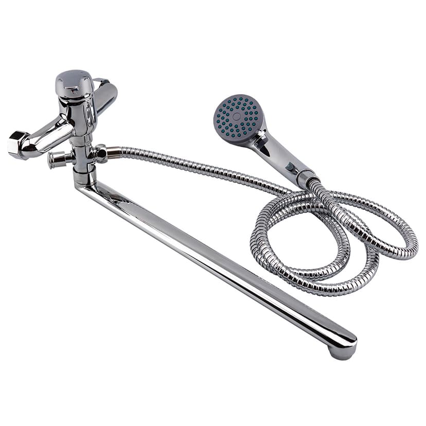 Змішувач д/душ з виливом і душ набором, хром - 17.10.123 MELODE (GH)