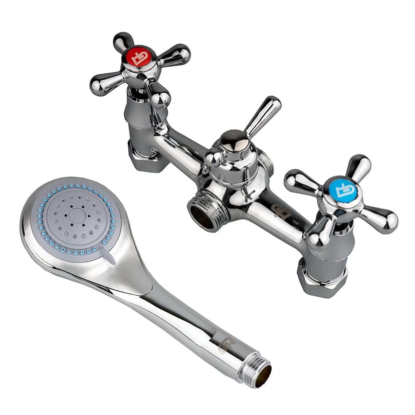 Змішувач д/ванни з душовим набором, хром - 34.10.126 BRAVO (GH)