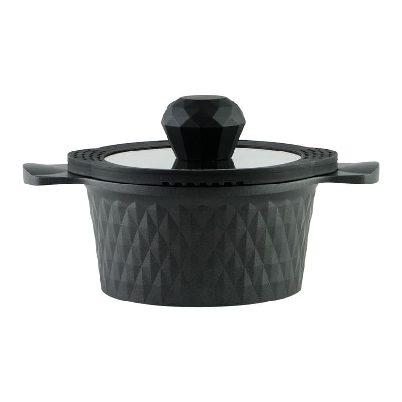 PR-6001 Каструля 'BLACK ICE' PEPPER (GREBLON C2) 1,5л. 16x8.5 см