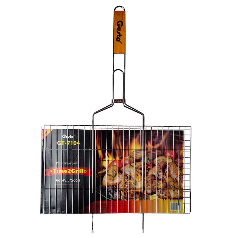 GT-7104 Решітка-гриль 'Time2Grill' GUSTO 66x43,5x26 см