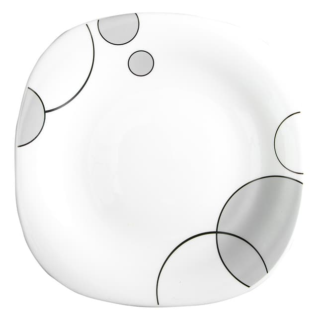 Сірі бульбашки Square Тарілка десертна V-215Sgb, Vittora 215 мм