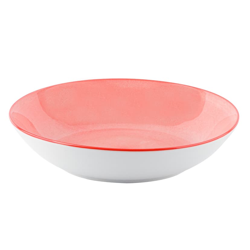 VT-P-2200TP Тарілка глибока Тропічний персик Vittora 650мл, 200мм