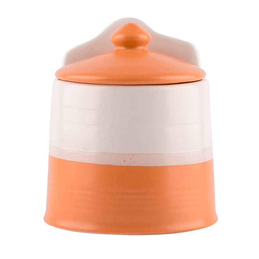 VT-8401 Ємність ПОМАРАНЧ з керамічною кришкою 13 см, Vittora