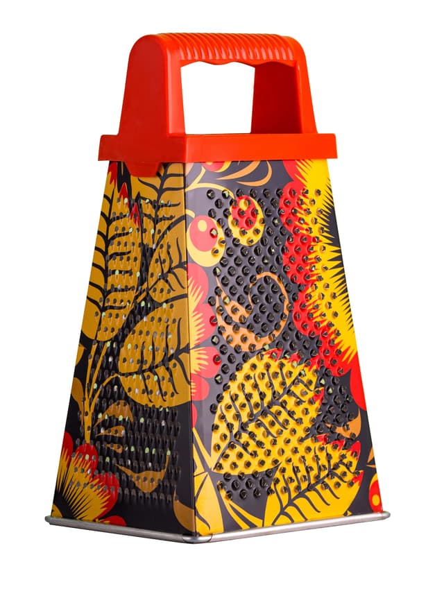 GT-GN-1211 Тертка пірамідальна з пластиковою ручкою "Етно" 96х119 мм GUSTO