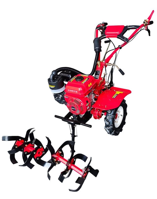 Культиватор червоний (ПОВІТРЯ) - 1050GS NEW(колеса 8", 7кс) (FORTE)