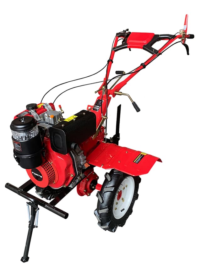 Культиватор червоний (ПОВІТРЯ) - 1050 NEW(колеса 10", 6кс) (FORTE)