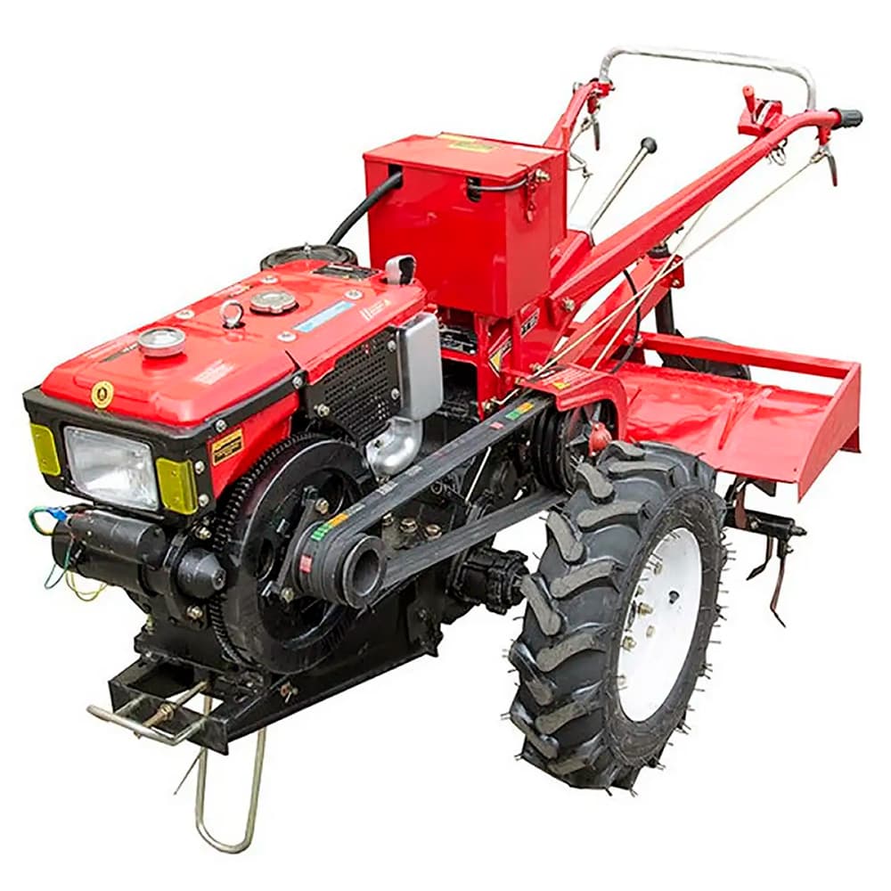 Мотоблок червоний (ВОДА) - МД-101E LUX (без плугу) (FORTE) — фото 1