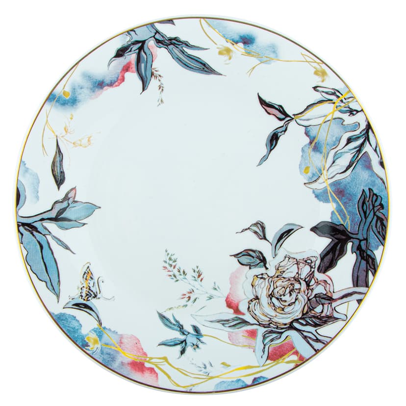 Квітковий вернісаж, AURA, Тарілка десертна, 1180Afo, 180 мм