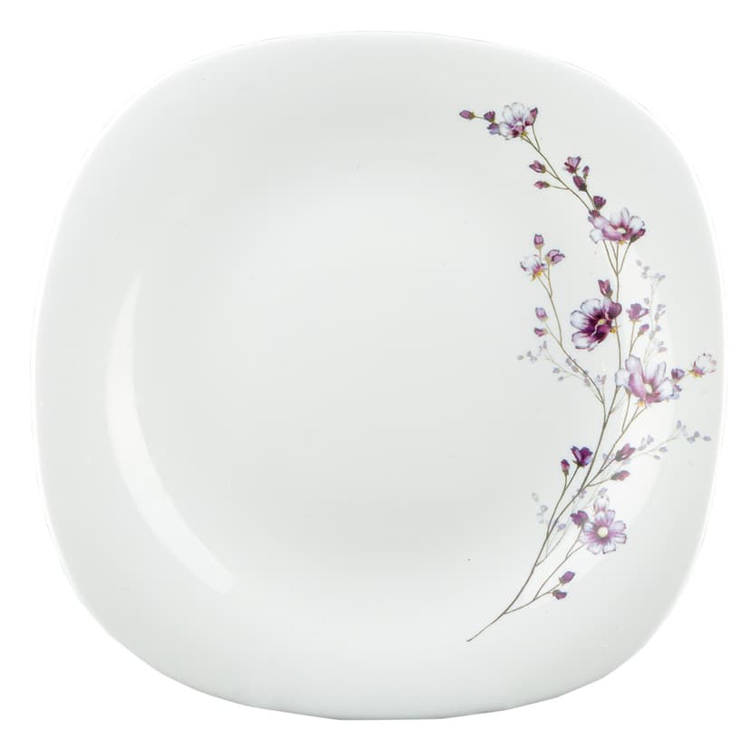 Фіолетова гілка Square Тарілка десертна V-215SPB, 215 мм