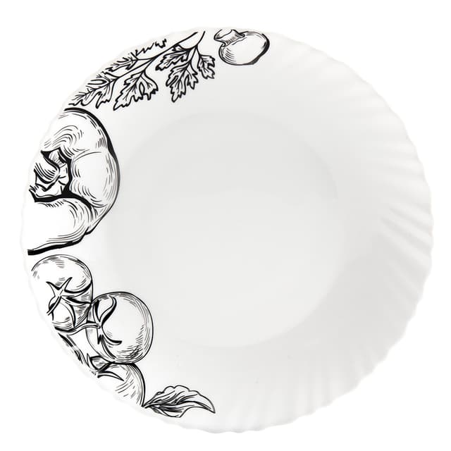 Овочевий етюд, Wave, Тарілка десертна, V-190Vs, Vittora, 190 мм