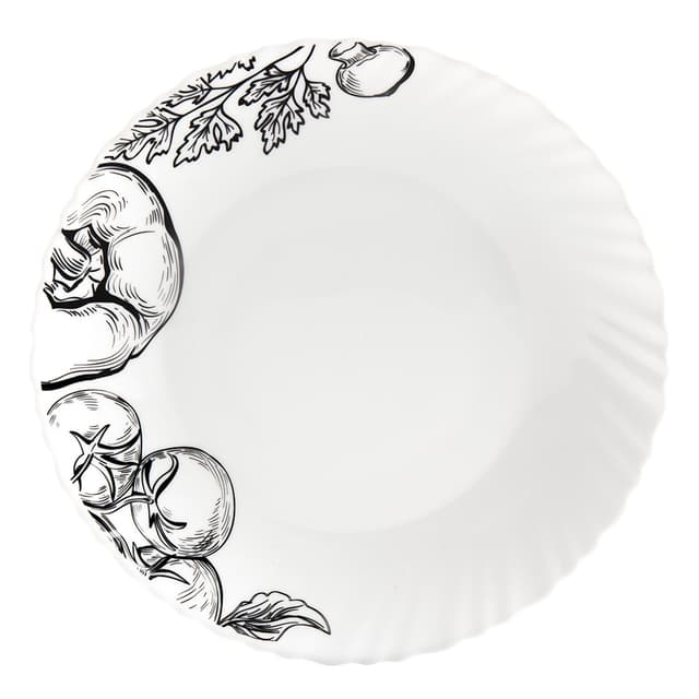 Овочевий етюд, Wave, Тарілка обідня, V-220Vs, Vittora, 220 мм