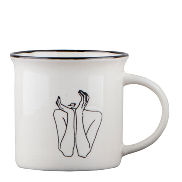 VT-C-512370 Чашка Lady in white Vittora 370мл