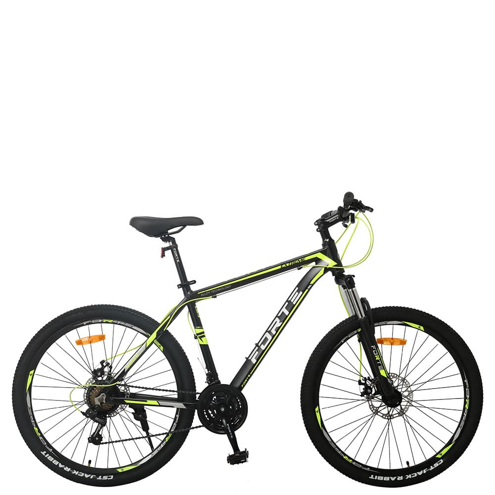 Велосипед FORTE EXTREME алюм.рама 19", колеса 29", Чорно-Жовтий(салатовий)