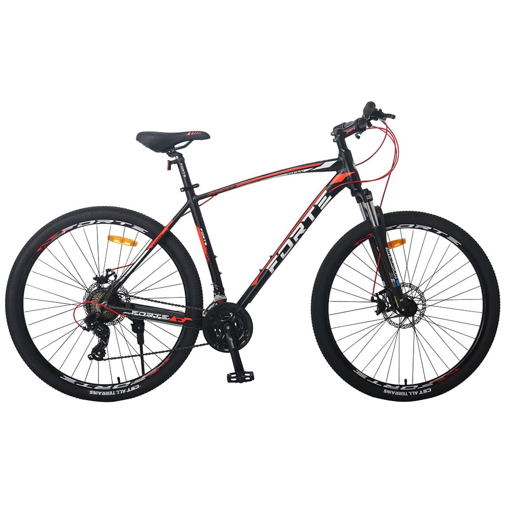 Велосипед FORTE TITAN алюм.рама 17", колеса 27,5", Чорно-Червоний